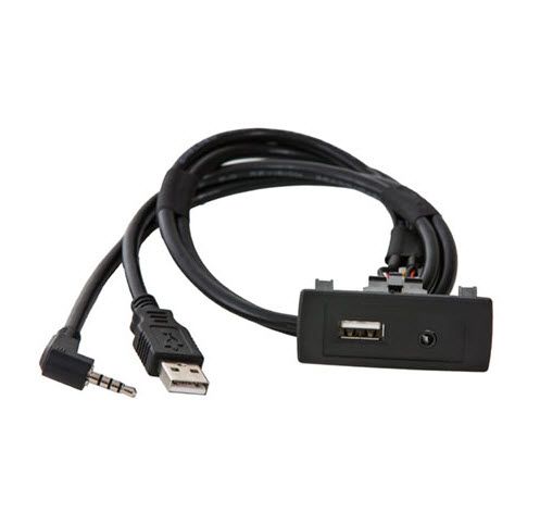 m-use USB- en AUX-retentie-interface voor Mercedes Benz