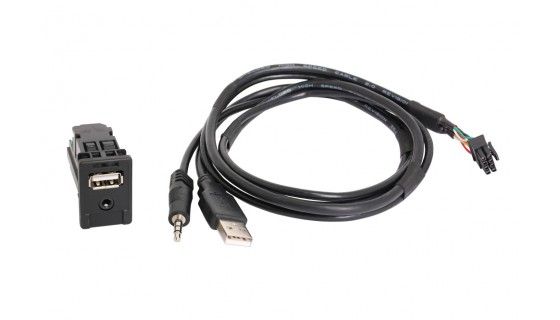 RTA USB- en AUX-retentie-interface voor Subaru en Toyota