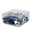Blauwe M6-ringkabelschoenen voor 1,5-2,5 mm2 kabel - 50 stuks