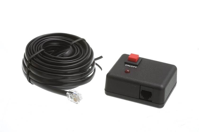 Samlex Remote On/Off met 6m kabel tbv PST/SWI omvormer