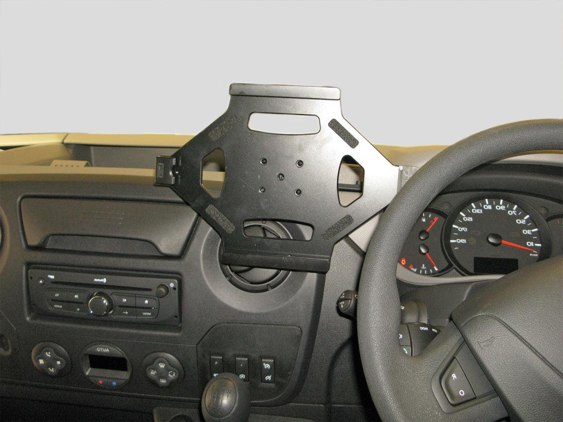 Brodit Extra-strength ProClip 313520 voor Nissan NV400 2012-2020, Renault Master 2011-2019 en Vauxhall Movano 2011-2019 - productfoto zwarte ABS montagebasis