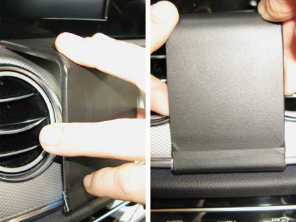 Brodit Extra-strength ProClip 313521 voor Mercedes Benz E-Class, Stationwagon 2017 en Mercedes Benz E-Class, Sedan 2017 - detail van dashboardmontage
