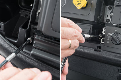 Brodit ProClip 313528 voor Hino 300-series 2005-2023 en Hino 200-series 2005-2022 - ProClip geplaatst in het voertuig