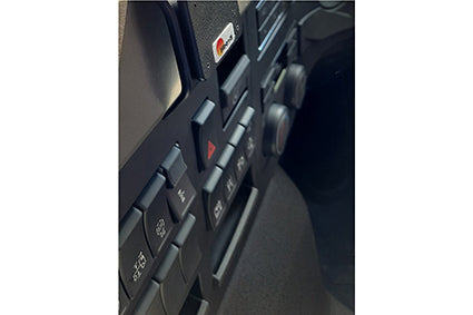 Brodit Extra-strength ProClip 313575 voor Volvo FM series 2021-2026 - montagepositie op dashboard