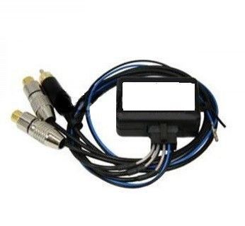 m-use camera-switchbox voor twee RCA-video-ingangen met 12V-trigger