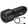 Samsung EP-L1100WBEGEU 2x USB-A + USB-C zwart 12/24V-autolader