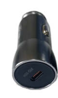 m-use 1x USB-C PD2.0 zwart 12/24V-autolader