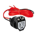 m-use Lader 12v/24v inbouw sig plug F waterdicht 15A en 3.6m kabel