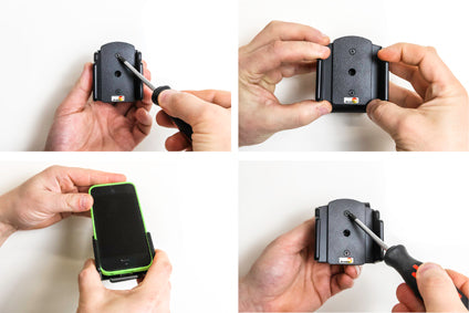 Brodit verstelbare passieve telefoonhouder 49-63 mm | 511230 - productfoto 2