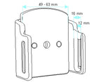 Brodit verstelbare passieve telefoonhouder 49-63 mm | 511232 - productfoto 7