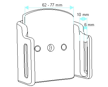 Brodit houder voor Samsung Galaxy S25 en Samsung Galaxy S24 SM-S921B/DS | 511307 - productfoto 8