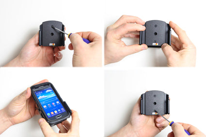 Brodit verstelbare passieve telefoonhouder 62-77 mm | 511309 - productfoto 2