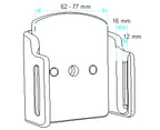 Brodit verstelbare passieve telefoonhouder 62-77 mm | 511309 - productfoto 7