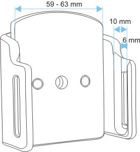 Brodit houder voor Apple iPhone 5S en Apple iPhone 5C | 511431 - productfoto 7