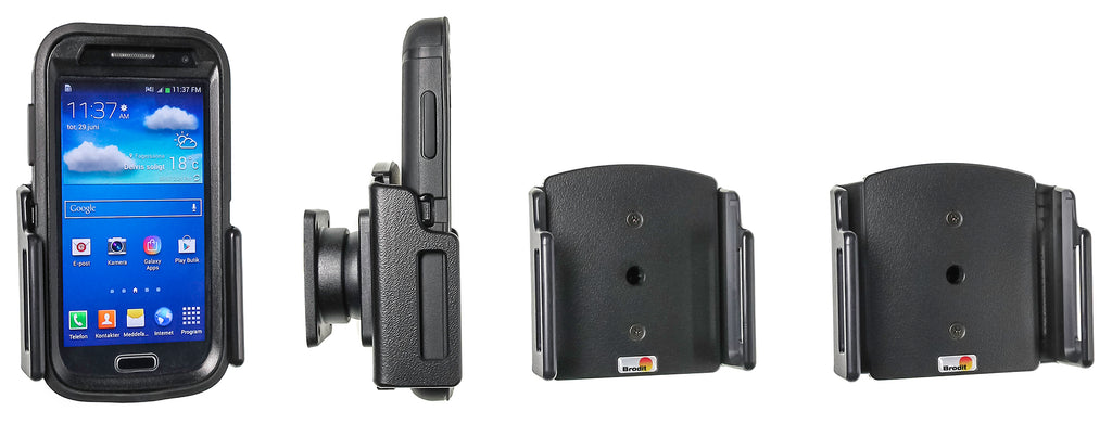 Brodit verstelbare passieve telefoonhouder 75-89 mm | 511483 - productfoto 1