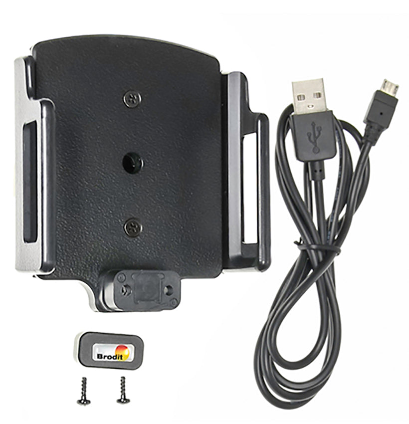 Brodit verstelbare actieve telefoonhouder met Micro-USB 75-89 mm | 521630 - productfoto 6