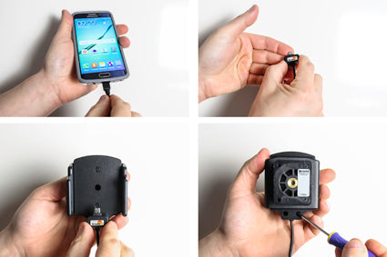 Brodit verstelbare actieve telefoonhouder vaste installatie 62-77 mm | 527620 - productfoto 2