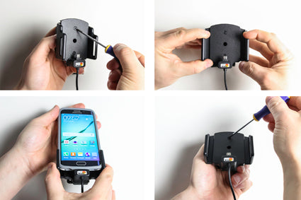 Brodit verstelbare actieve telefoonhouder vaste installatie 62-77 mm | 527620 - productfoto 3