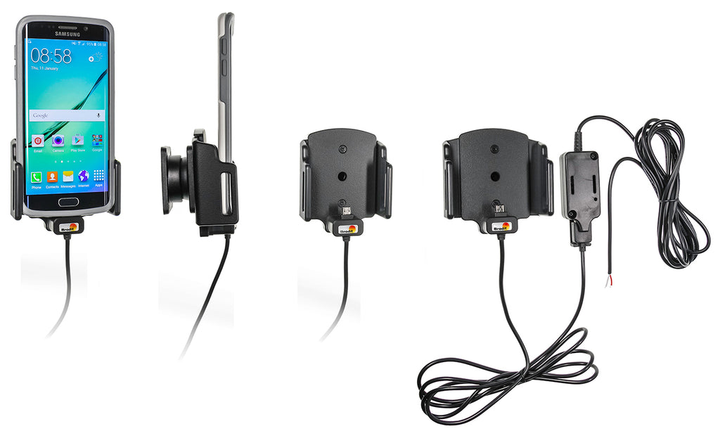Brodit verstelbare actieve telefoonhouder vaste installatie 62-77 mm | 527620 - productfoto 1