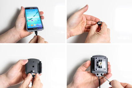 Brodit verstelbare actieve telefoonhouder vaste installatie 62-77 mm | 527621 - productfoto 2