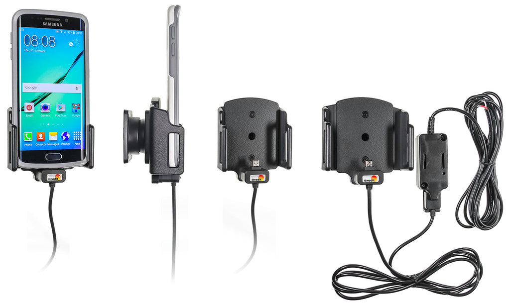 Brodit verstelbare actieve telefoonhouder vaste installatie 62-77 mm | 527621 - productfoto 1