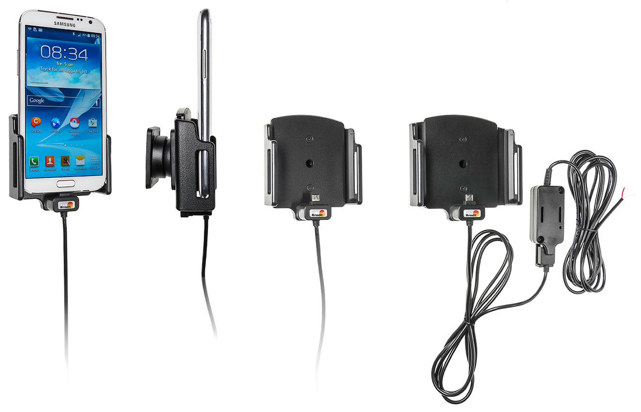 Brodit verstelbare actieve telefoonhouder vaste installatie 75-89 mm | 527629 - productfoto 1