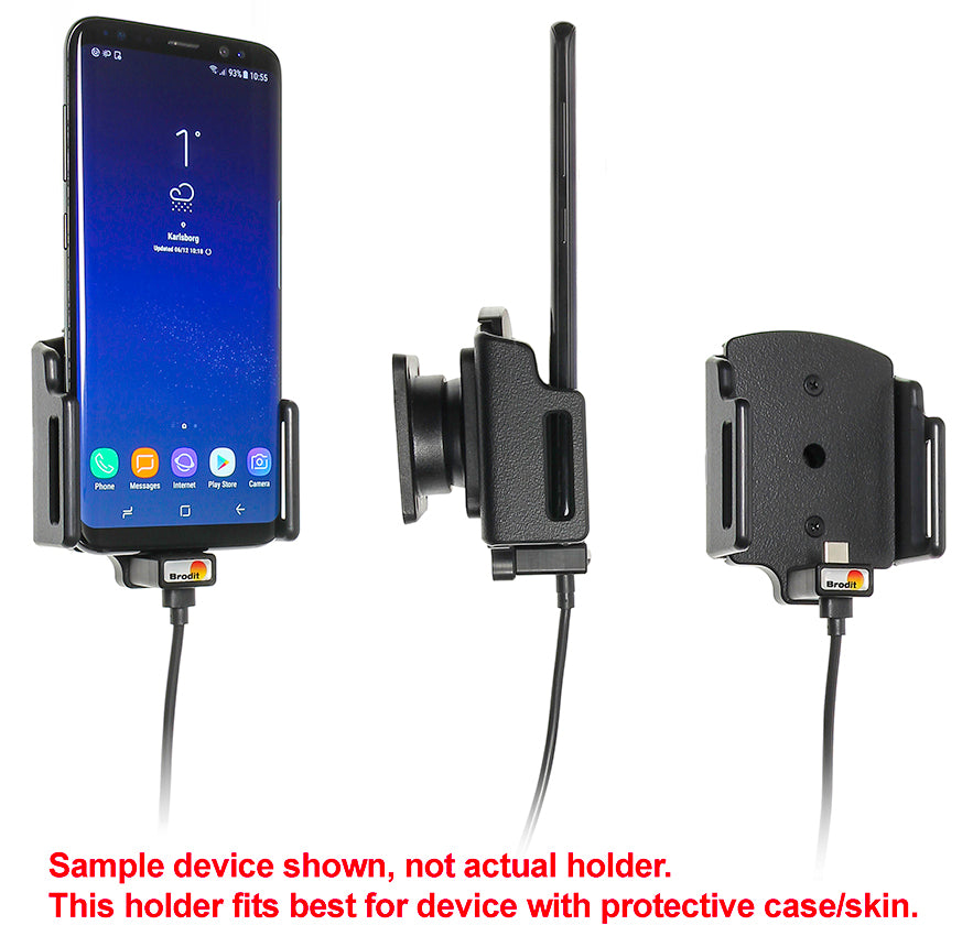 Brodit verstelbare actieve telefoonhouder vaste installatie 62-77 mm | 527842 - productfoto 6