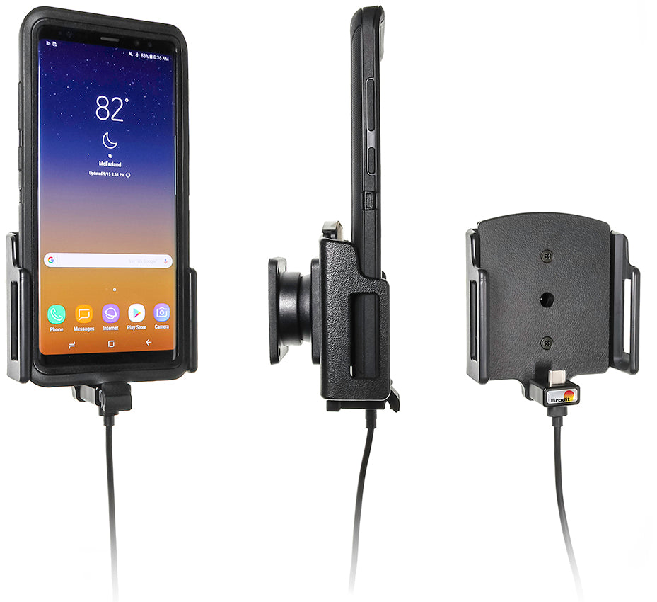 Brodit verstelbare actieve telefoonhouder vaste installatie 75-89 mm | 527845 - productfoto 6