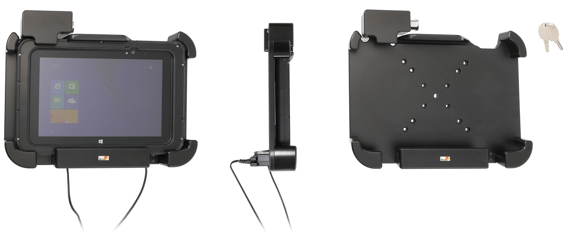 Brodit houder voor Pepperl+Fuchs Tab-IND 08 en Zebra ET56 8.4 | 539894 - productfoto 1