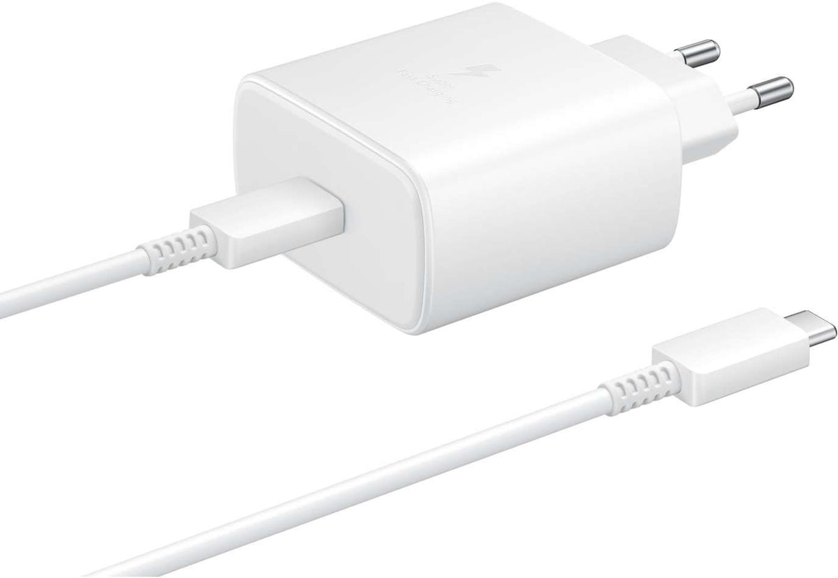 Samsung EP-TA845XWEGW 45W USB-C + USB-C wit 230V-lader
