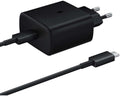 Samsung EP-TA845XBEGWW 45W USB-C + USB-C zwart 230V-lader