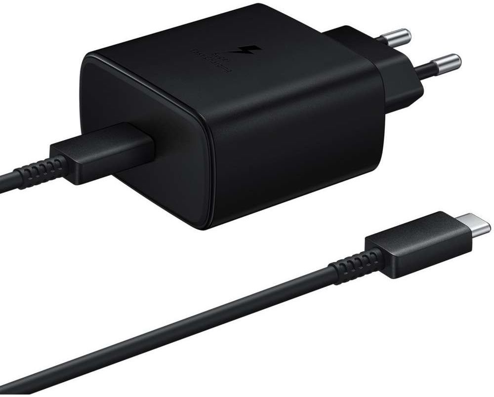 Samsung EP-TA845XBEGWW 45W USB-C + USB-C zwart 230V-lader
