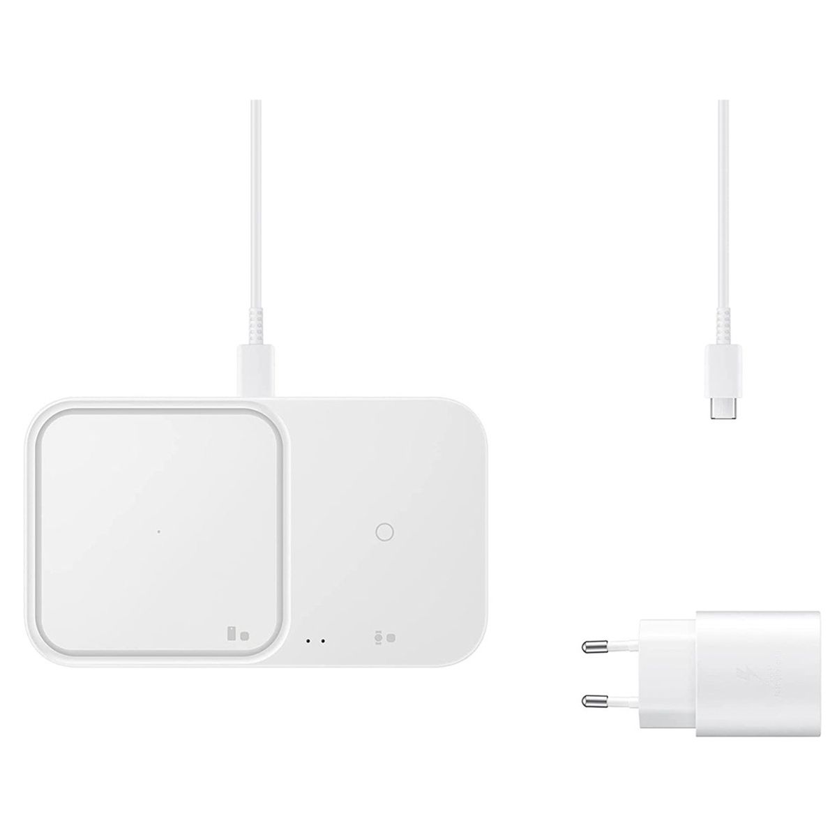 Samsung Wireless Charger Duo EP-P5400 15W met adapter - wit