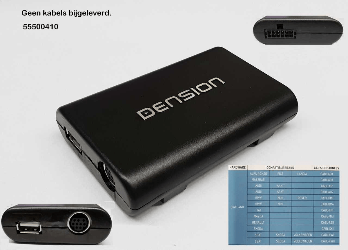 Dension Gateway Lite 3 GWL34NB hardwareversie 1