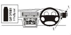 Brodit ProClip 602509 voor Volkswagen Passat 1997-2005 - productfoto zwarte ABS montagebasis