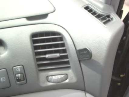 Brodit ProClip 603067 voor Toyota Previa 2001-2006 - montagepositie op dashboard