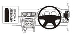 Brodit ProClip 603078 voor Opel Vectra C 2002-2010, Opel Signum 2003-2008 e.a. - productfoto zwarte ABS montagebasis