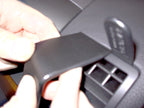 Brodit ProClip 603179 voor Volkswagen Touareg 2003-2009 - detail van dashboardmontage