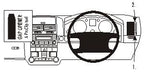 Brodit ProClip 603179 voor Volkswagen Touareg 2003-2009 - productfoto zwarte ABS montagebasis
