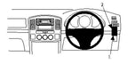 Brodit ProClip 603208 voor Suzuki XL-7 2003-2006 en Suzuki Grand Vitara 2003-2004 - productfoto zwarte ABS montagebasis
