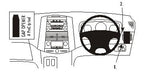 Brodit ProClip 603242 voor Toyota Sienna 2004-2010 - productfoto zwarte ABS montagebasis
