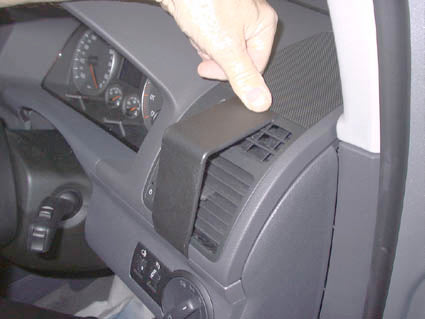 Brodit ProClip 603268 voor Volkswagen Touran 2003-2015 - detail van dashboardmontage