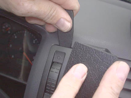 Brodit ProClip 603278 voor Volkswagen T5 Transporter/Pickup 2003-2009 en Volkswagen Caravelle 2004-2009 - ProClip geplaatst in het voertuig