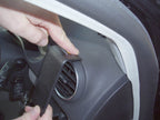 Brodit ProClip 603416 voor Audi S3 2003-2013 en Audi A3 2003-2012 - montagepositie op dashboard