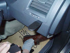 Brodit ProClip 603502 voor Renault Mégane II 2003-2009 - montagepositie op dashboard
