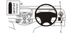 Brodit ProClip 603514 voor Honda Odyssey 2005-2007 - productfoto zwarte ABS montagebasis
