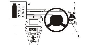 Brodit ProClip 603579 voor Citroen C4 2005-2010 - productfoto zwarte ABS montagebasis