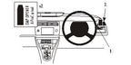 Brodit ProClip 603579 voor Citroen C4 2005-2010 - productfoto zwarte ABS montagebasis