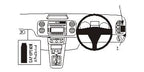 Brodit ProClip 603612 voor Volkswagen Tiguan 2008-2016 en Volkswagen Golf Plus 2005-2014 - productfoto zwarte ABS montagebasis