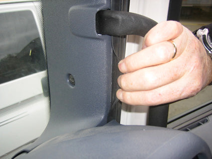 Brodit ProClip 603675 voor Scania R-series 2005-2009 en Scania P-series 2005-2017 - montagepositie op dashboard